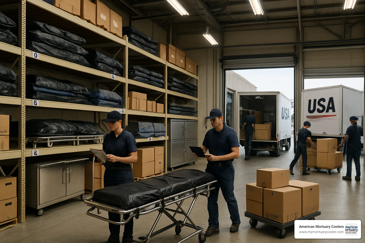 mortuary supplies ordering and logistics - mortuary supplies USA