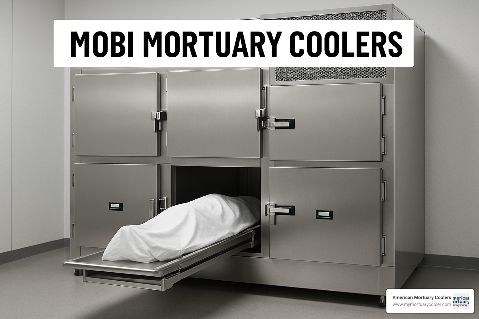 Installation process showing simple plug-and-play setup of Mobi Mortuary Coolers with standard electrical connection - Mobi Mortuary Coolers