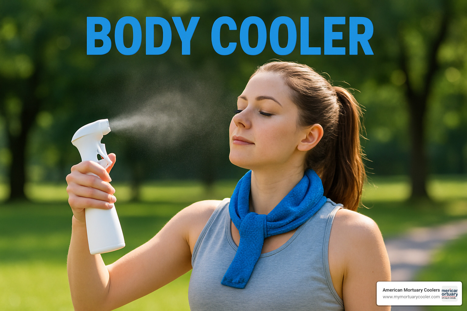 Phase-change cooling vest being worn during physical activity - body-cooler-
