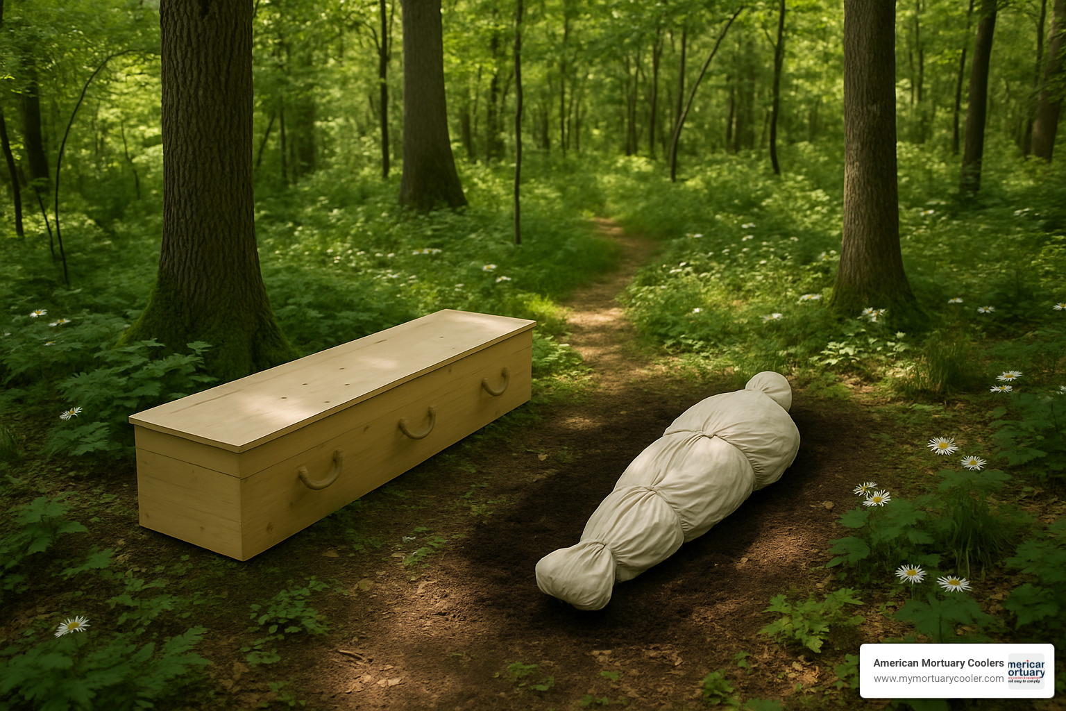 woodland interment site - green body disposal