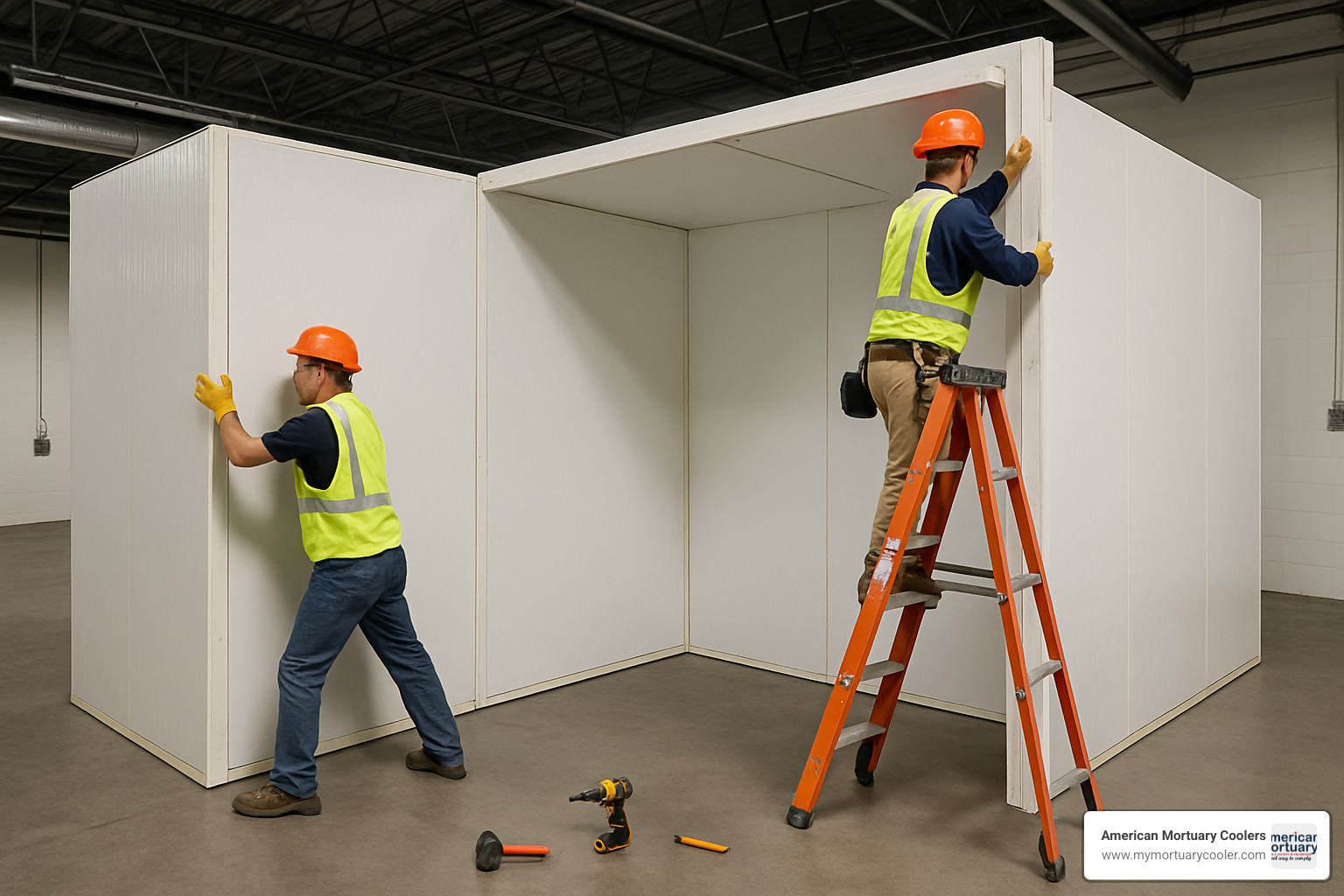 installation process of cold room panels - cold room panel