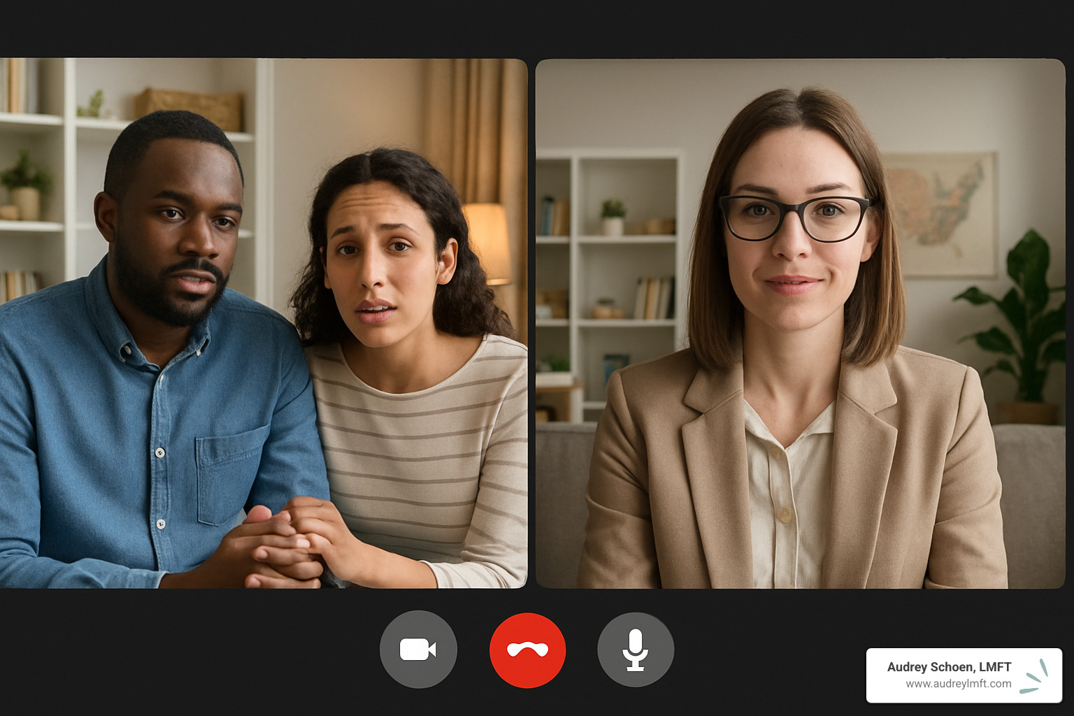 virtual therapy session - counseling for relationship issues