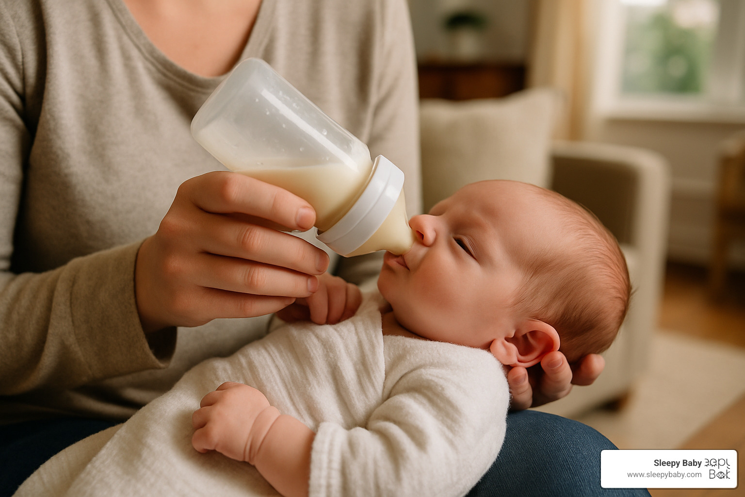 angled bottle feeding position - gas medicine for newborns
