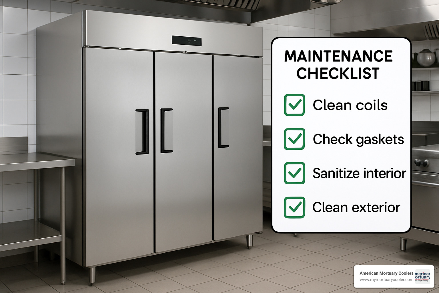 3 door commercial refrigerator maintenance checklist - commercial refrigerator 3 door