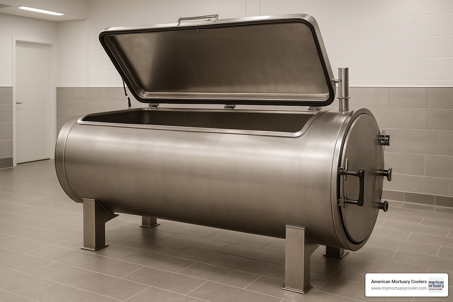 stainless steel composting vessel - natural composting burial