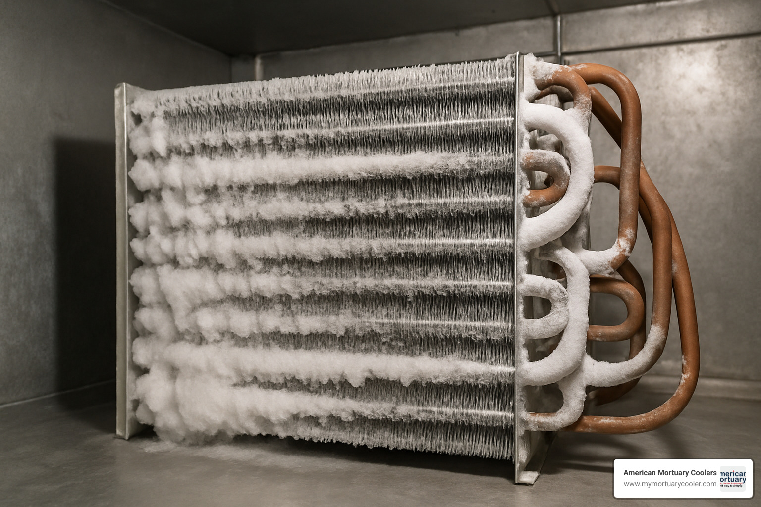iced evaporator coil - cycle of refrigerant