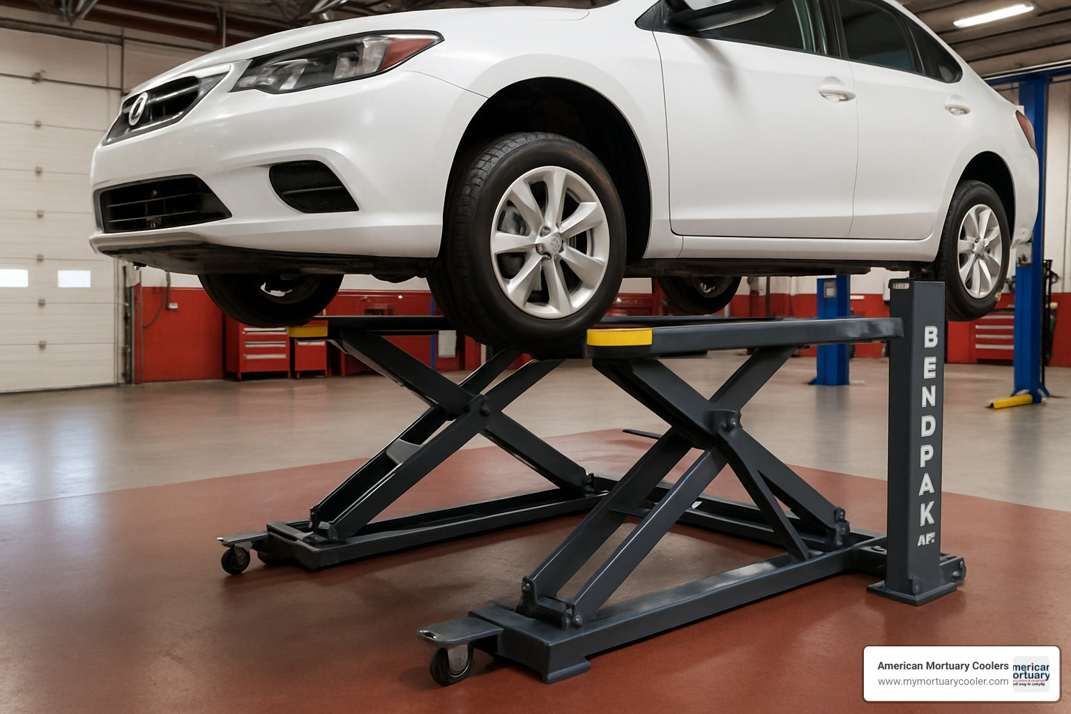 BendPak MDS-6LPF open-center design mid rise lift - mid rise lift