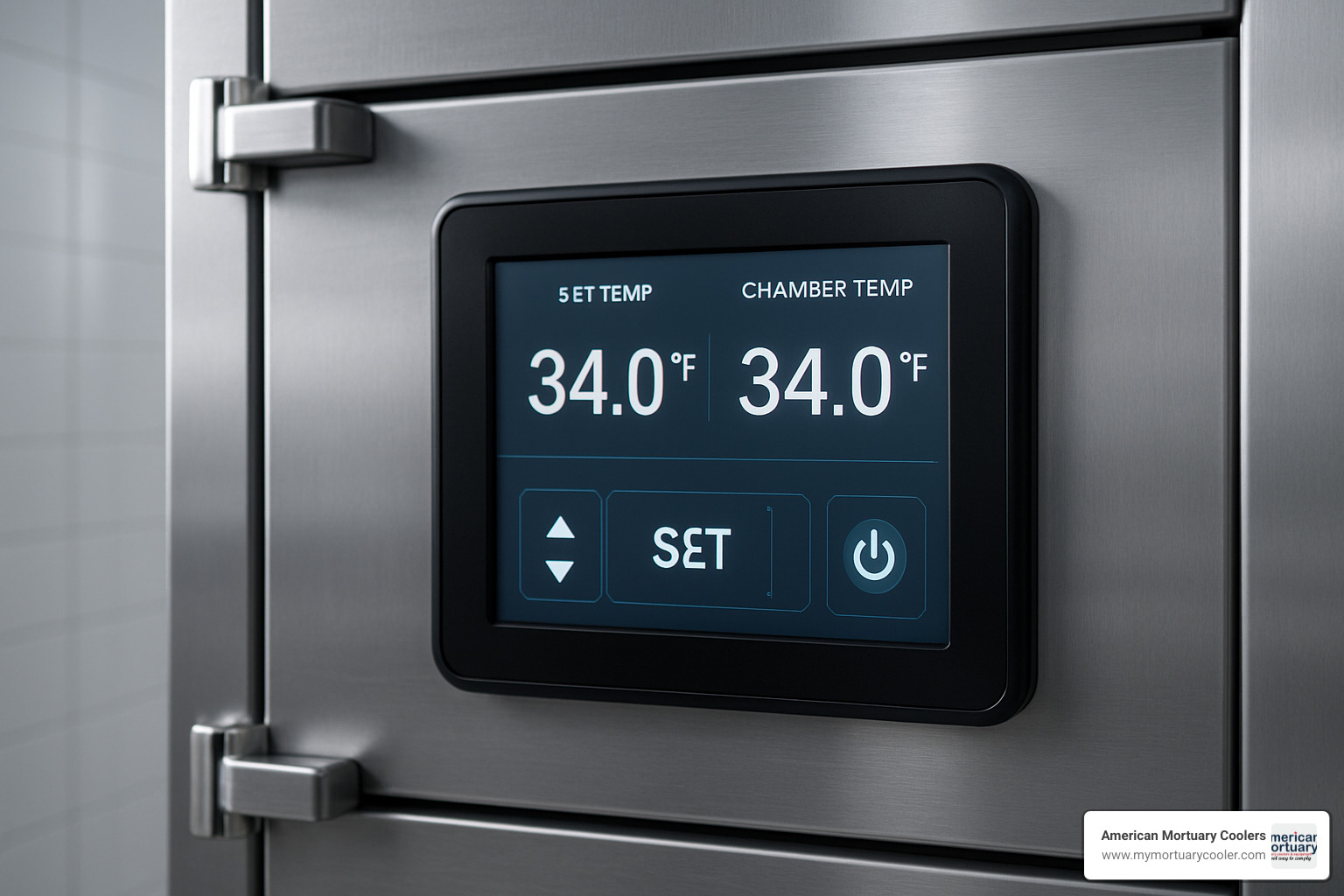 digital temperature controller touchscreen - morgue-freezer-
