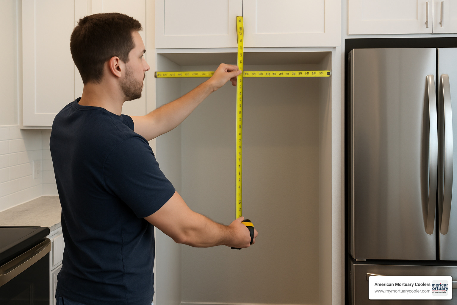 measuring refrigerator space - is a refrigerator