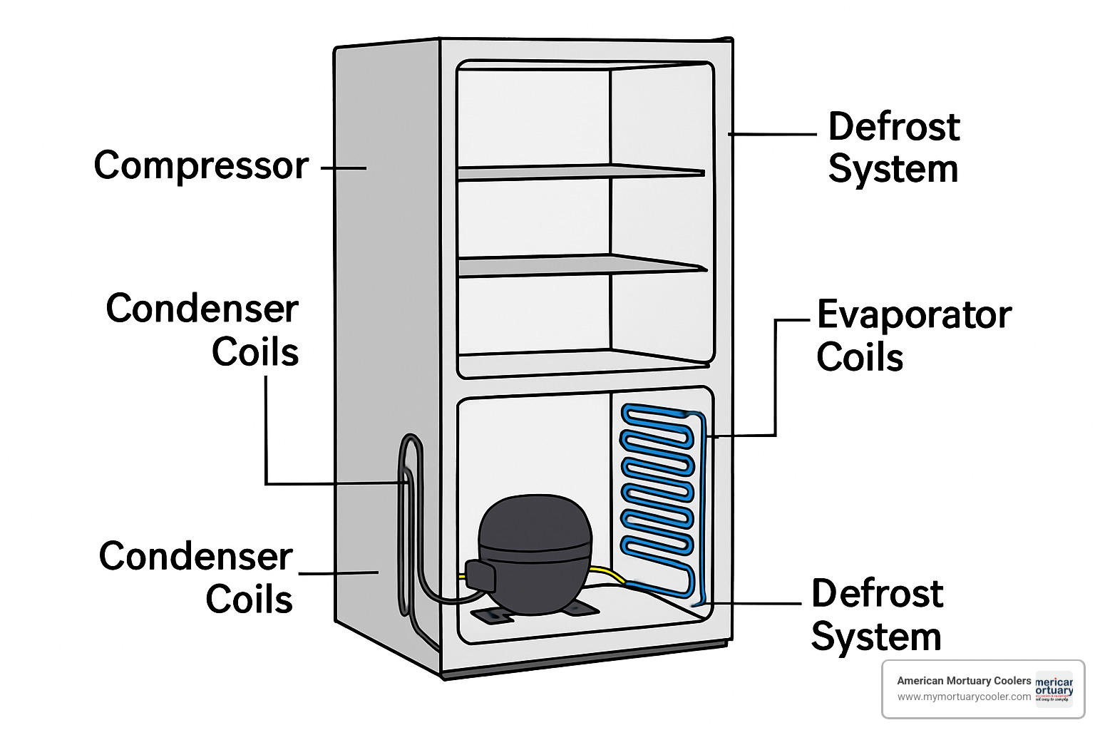 modern refrigerator components - is a refrigerator