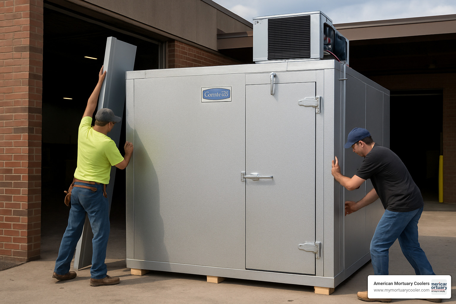field installation of norlake walk-in cooler - norlake walk in cooler