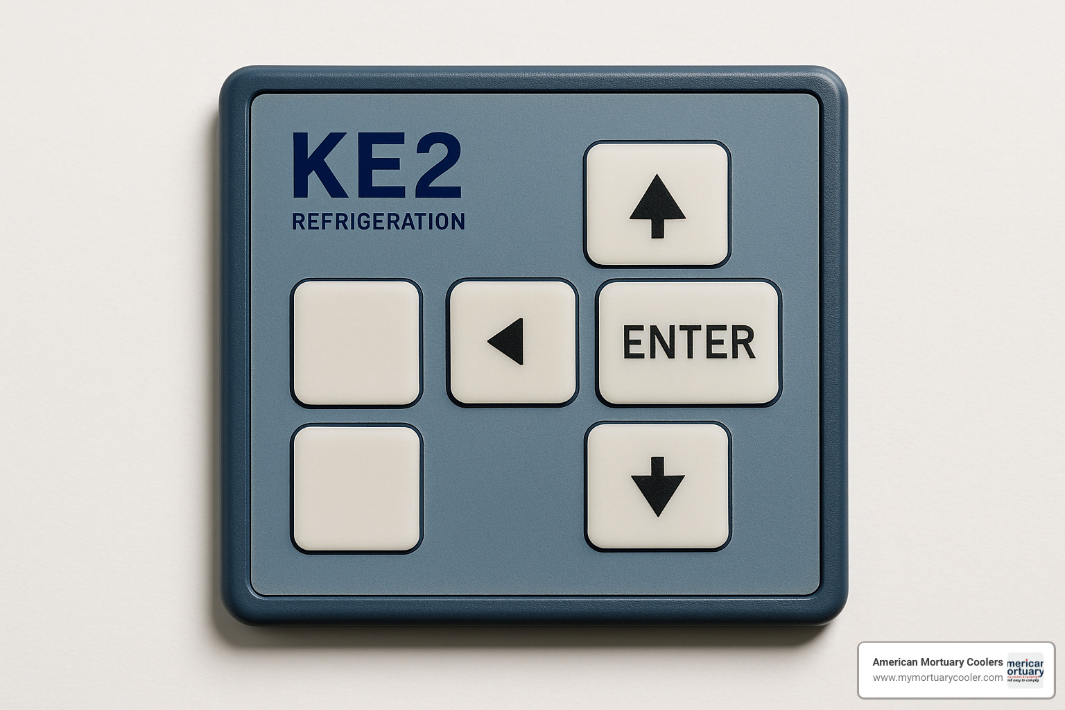 KE2 controller keypad showing six-button navigation layout with arrows and enter key - ke2 controller manual