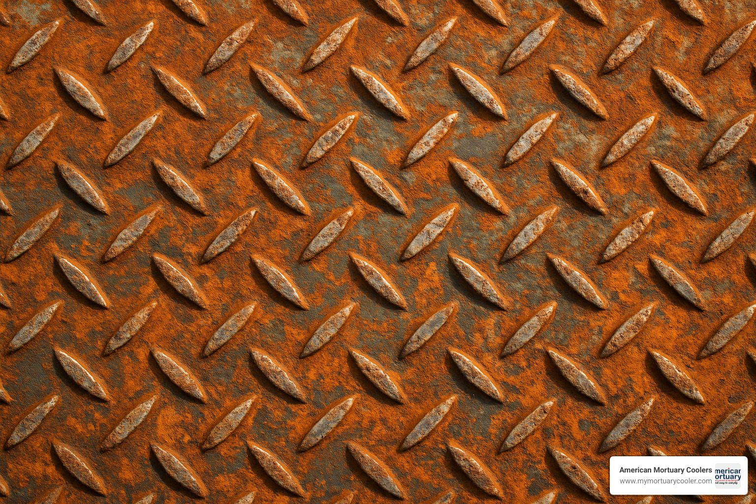 rusty diamond plate texture showing weathered patina and wear patterns - diamond plate images
