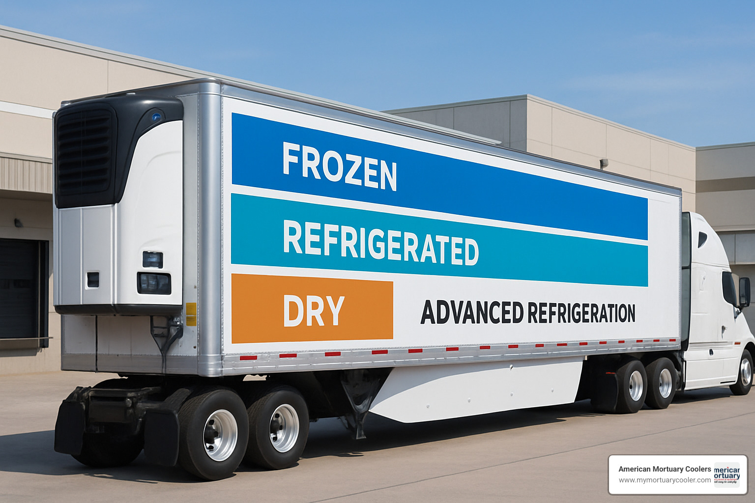 53-foot multi-temperature reefer trailer - reefer truck reefer