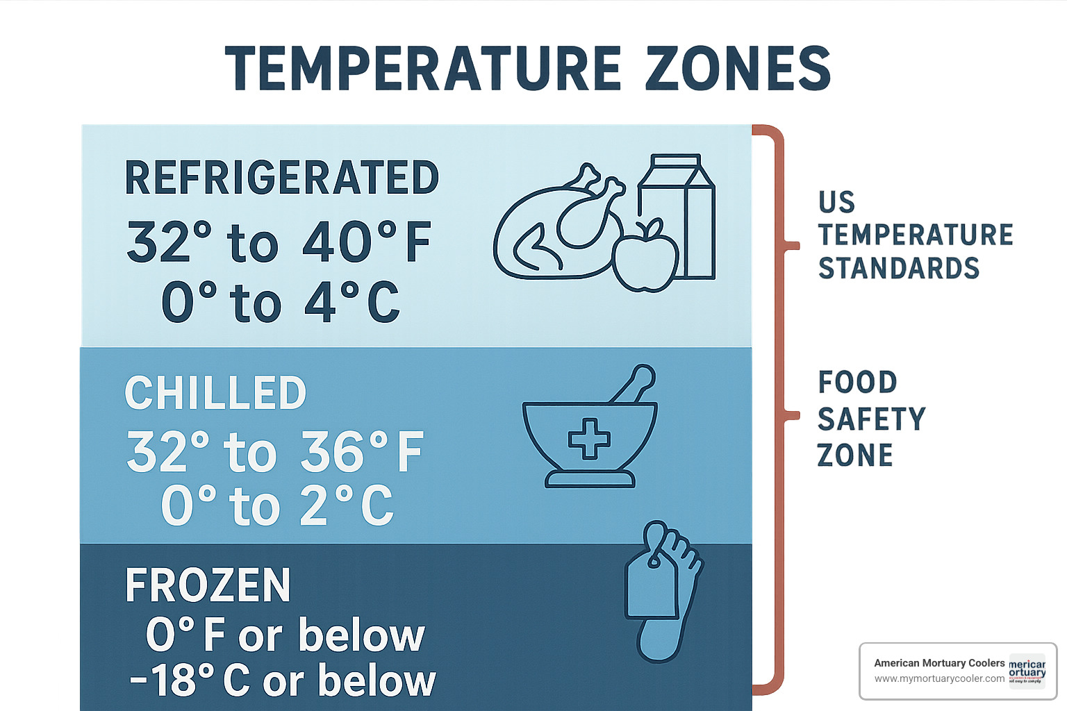 temperature zones - refrigerated