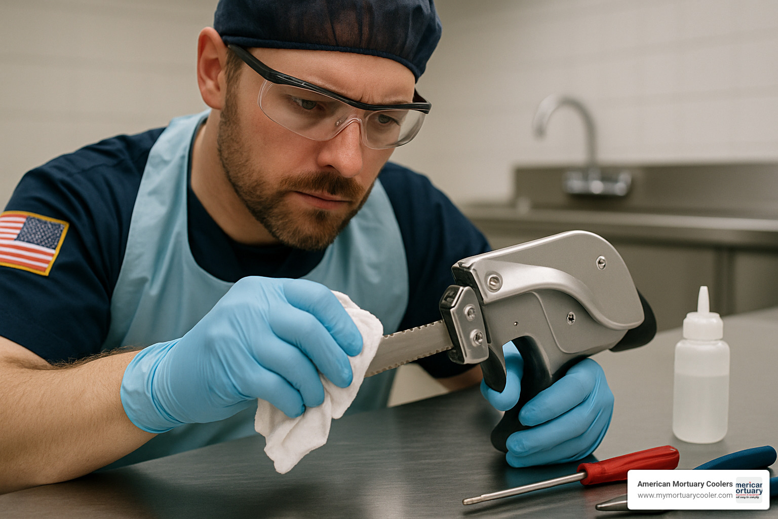 bone saw maintenance procedure - bone saw