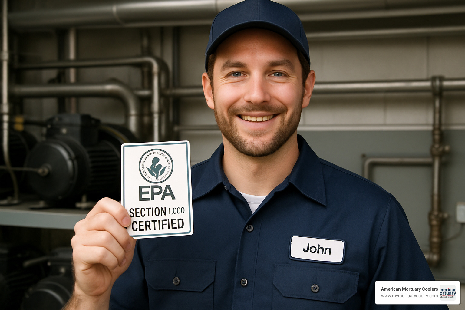 certified refrigeration technician badge - refrigeration repair
