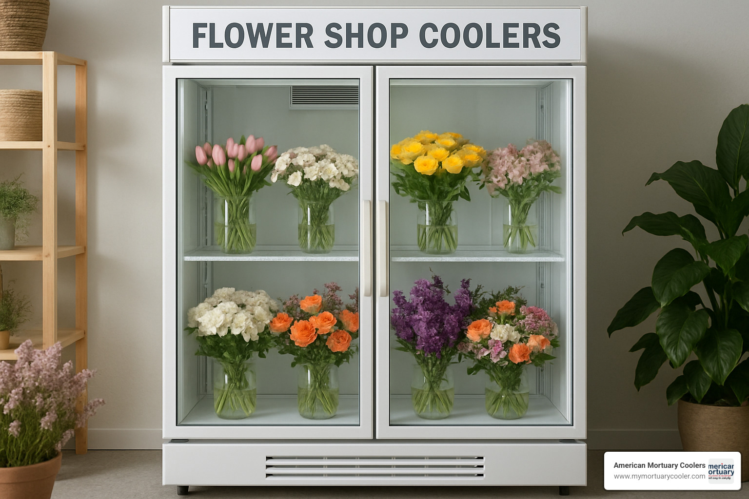 financing calculator on tablet - flower shop coolers