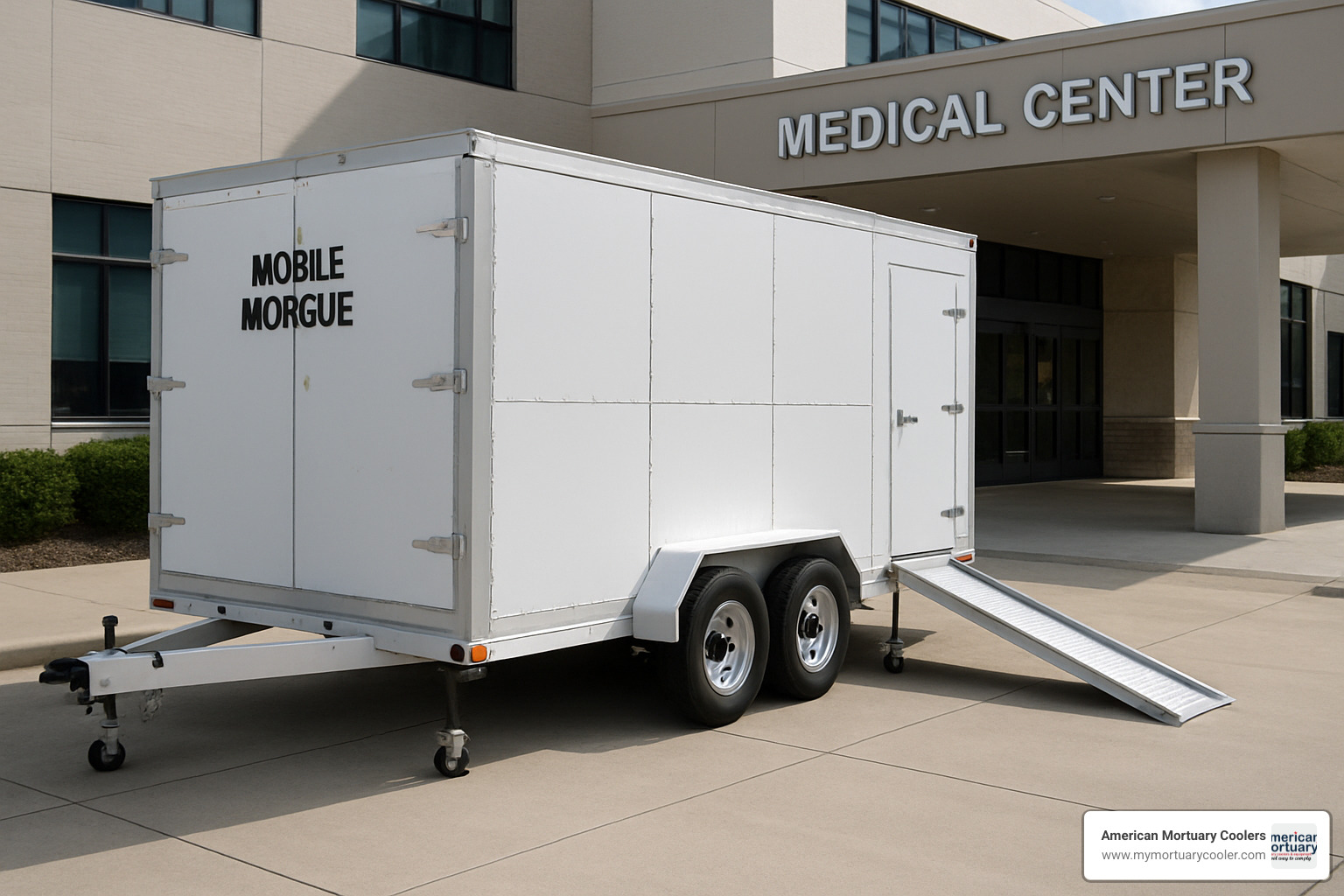 mobile morgue trailer with modular cooler panels - morgue-freezer-12
