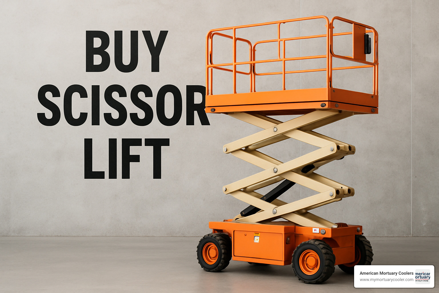 scissor lift capacity placard showing weight limits and safety warnings - buy scissor lift