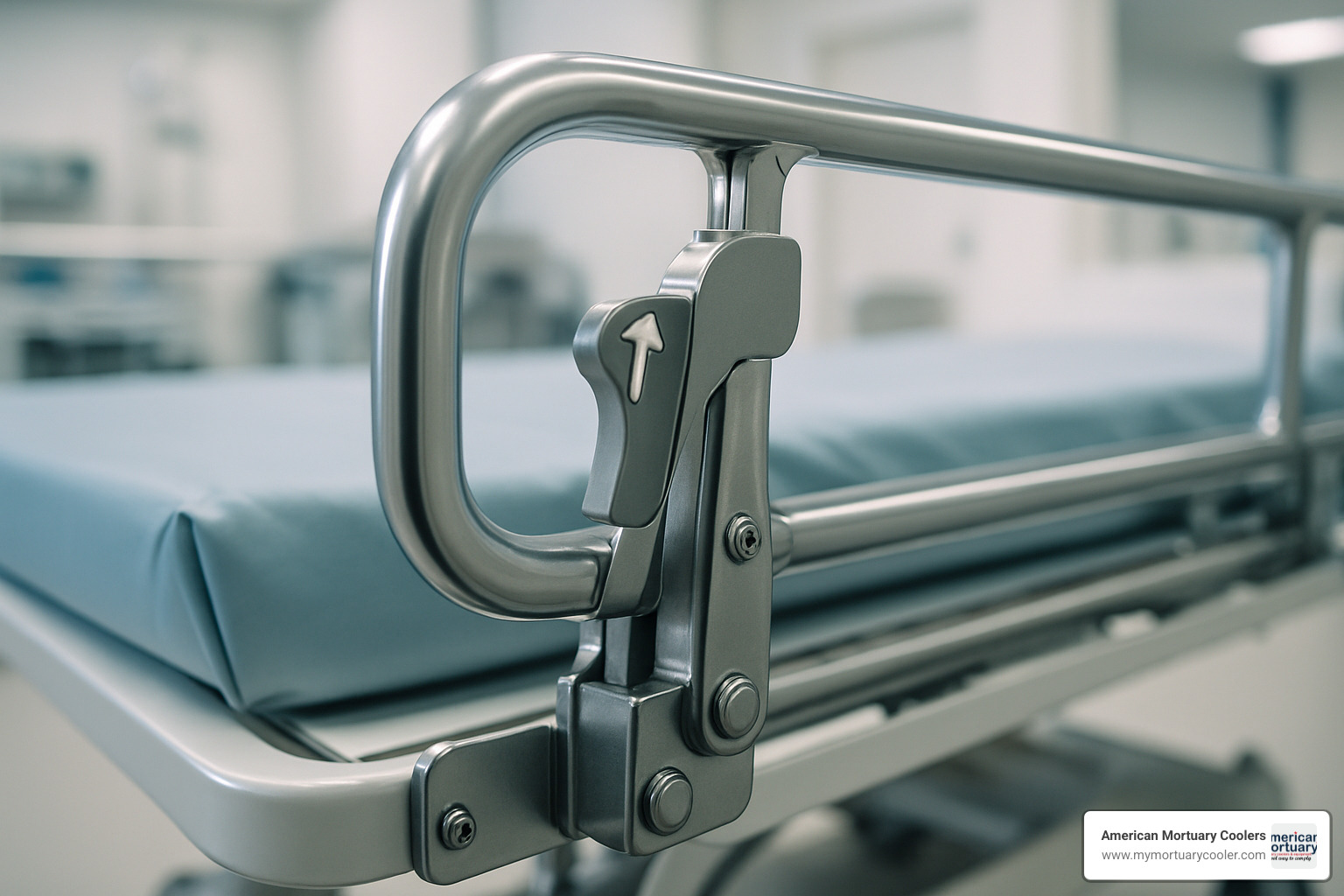 side-rail locking mechanism - gurnee medical bed
