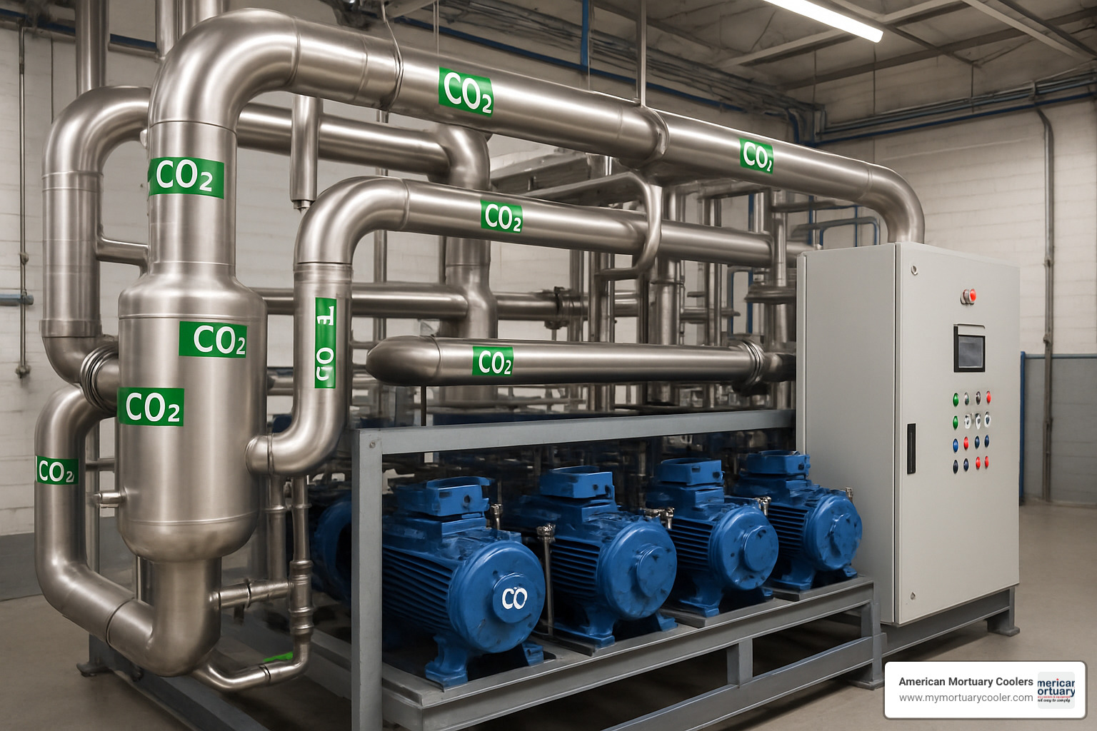CO2 transcritical refrigeration system - refrigerated cooling