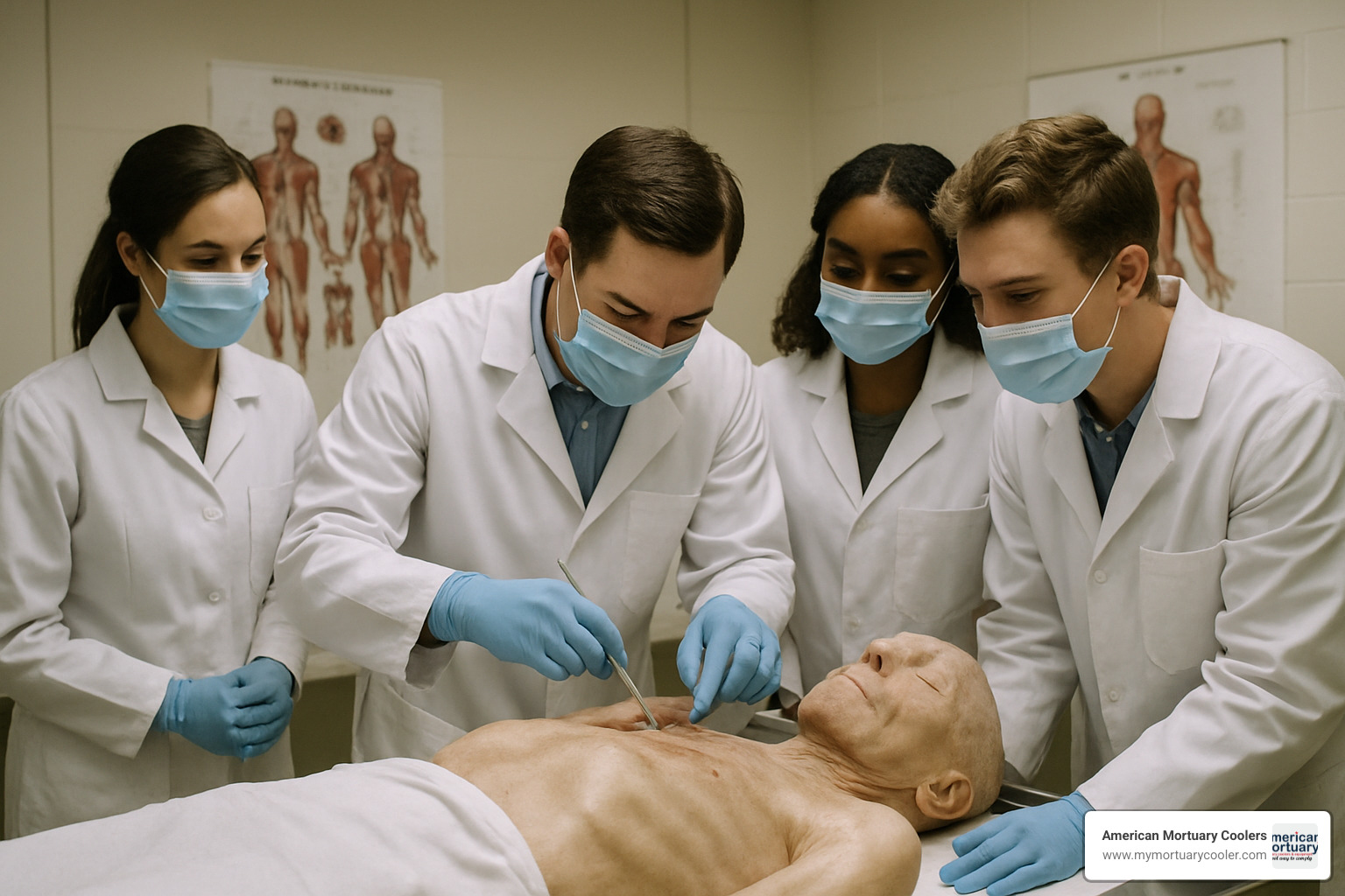 U.S. map with lab hubs - cadaver labs