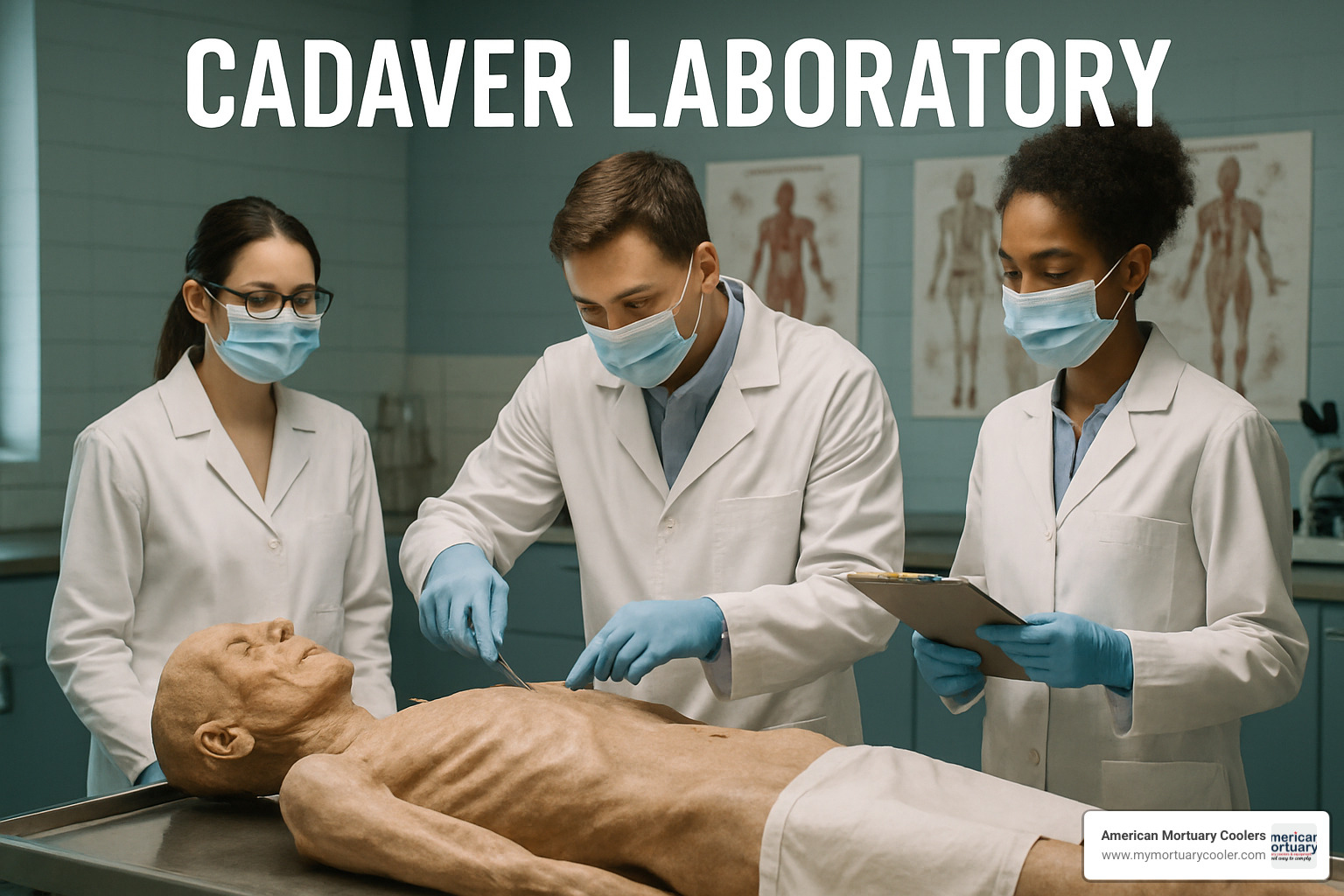 Map showing cadaver laboratory locations across the United States with major training hubs highlighted - cadaver laboratory