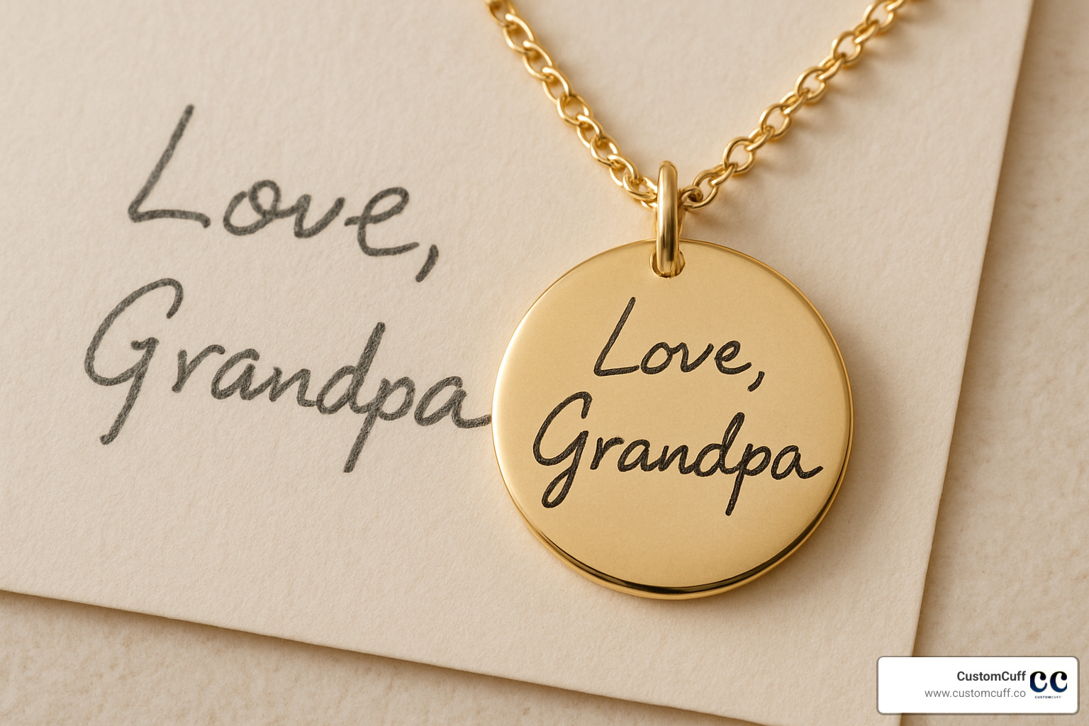 handwriting jewelry gift packaging - jewelry with loved ones handwriting
