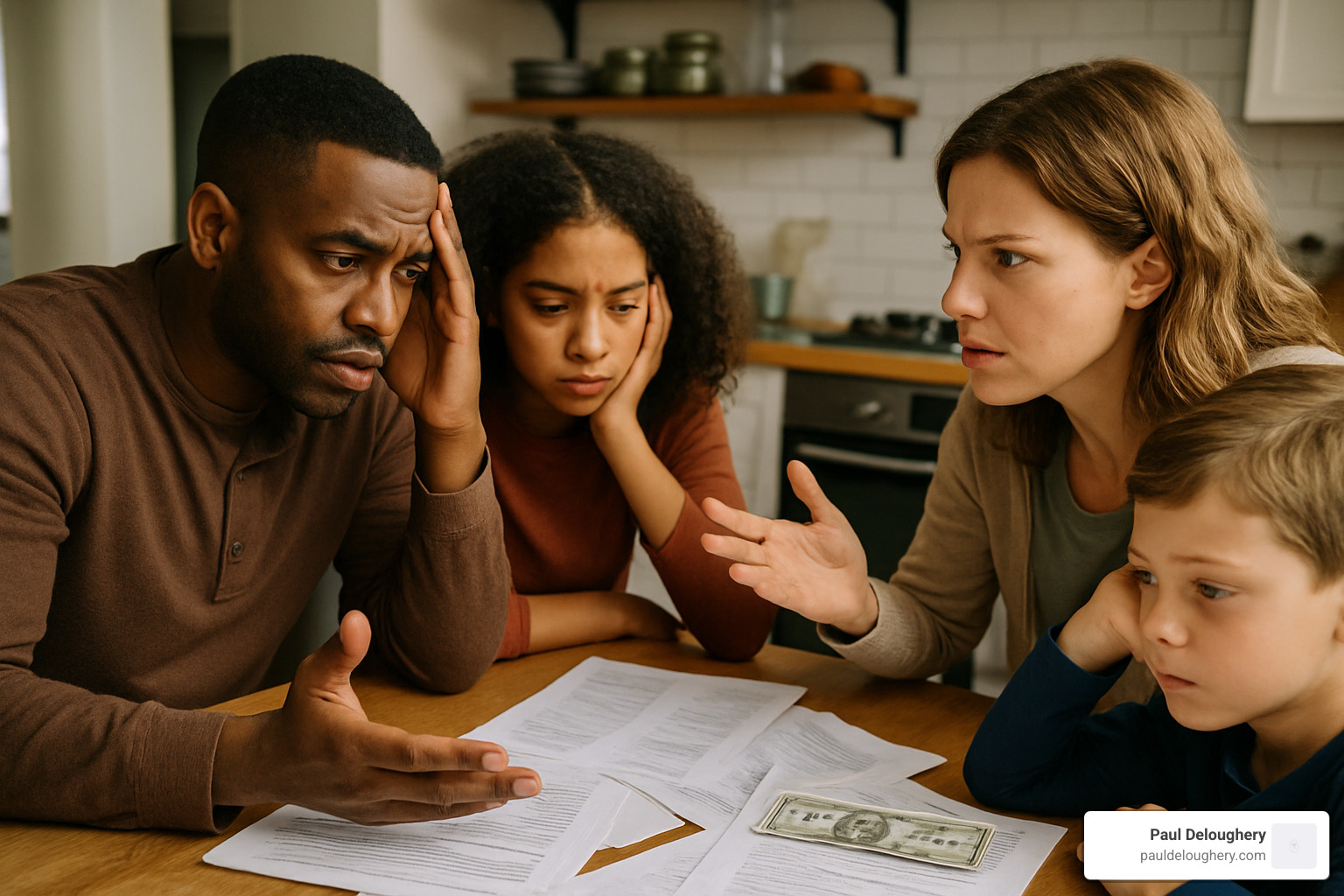 family money conflict - how to resolve family conflict over money