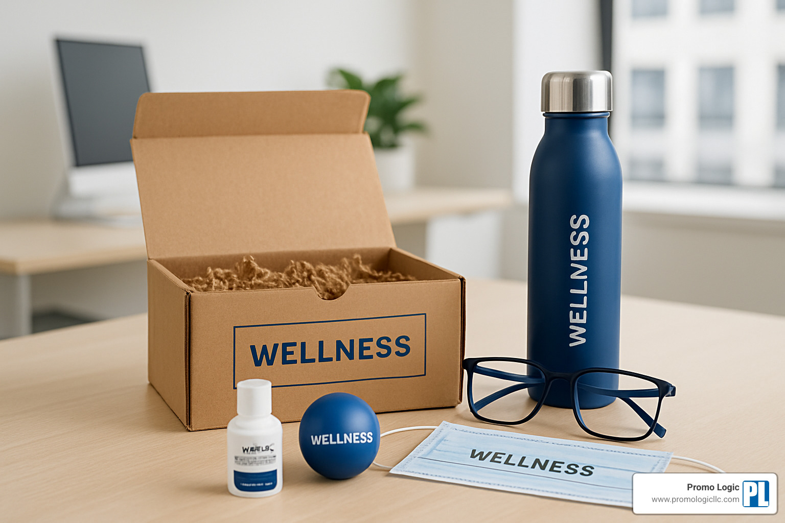 wellness promotional gift kit unboxed - promotional gifts