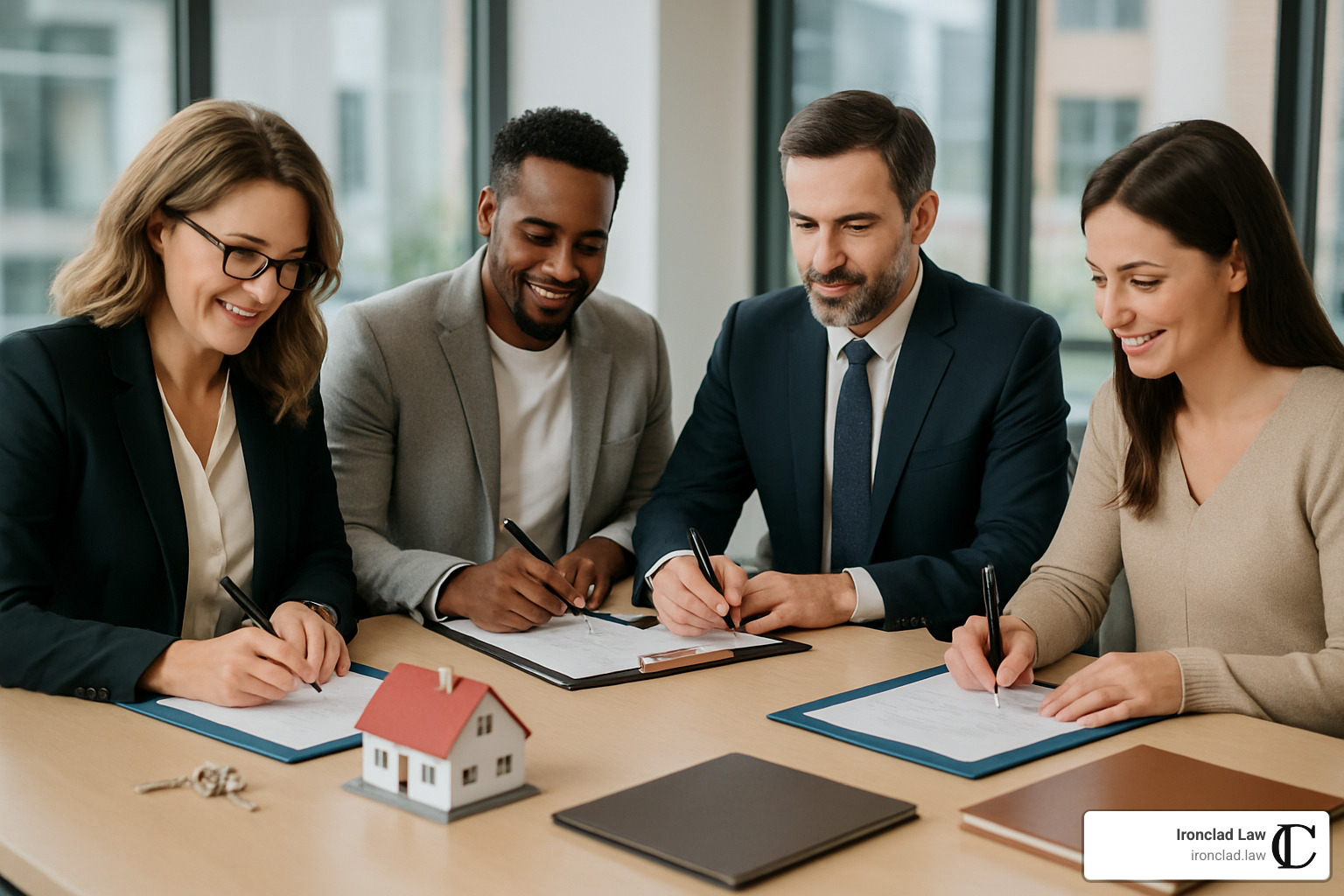 closing table - real estate negotiation lawyer
