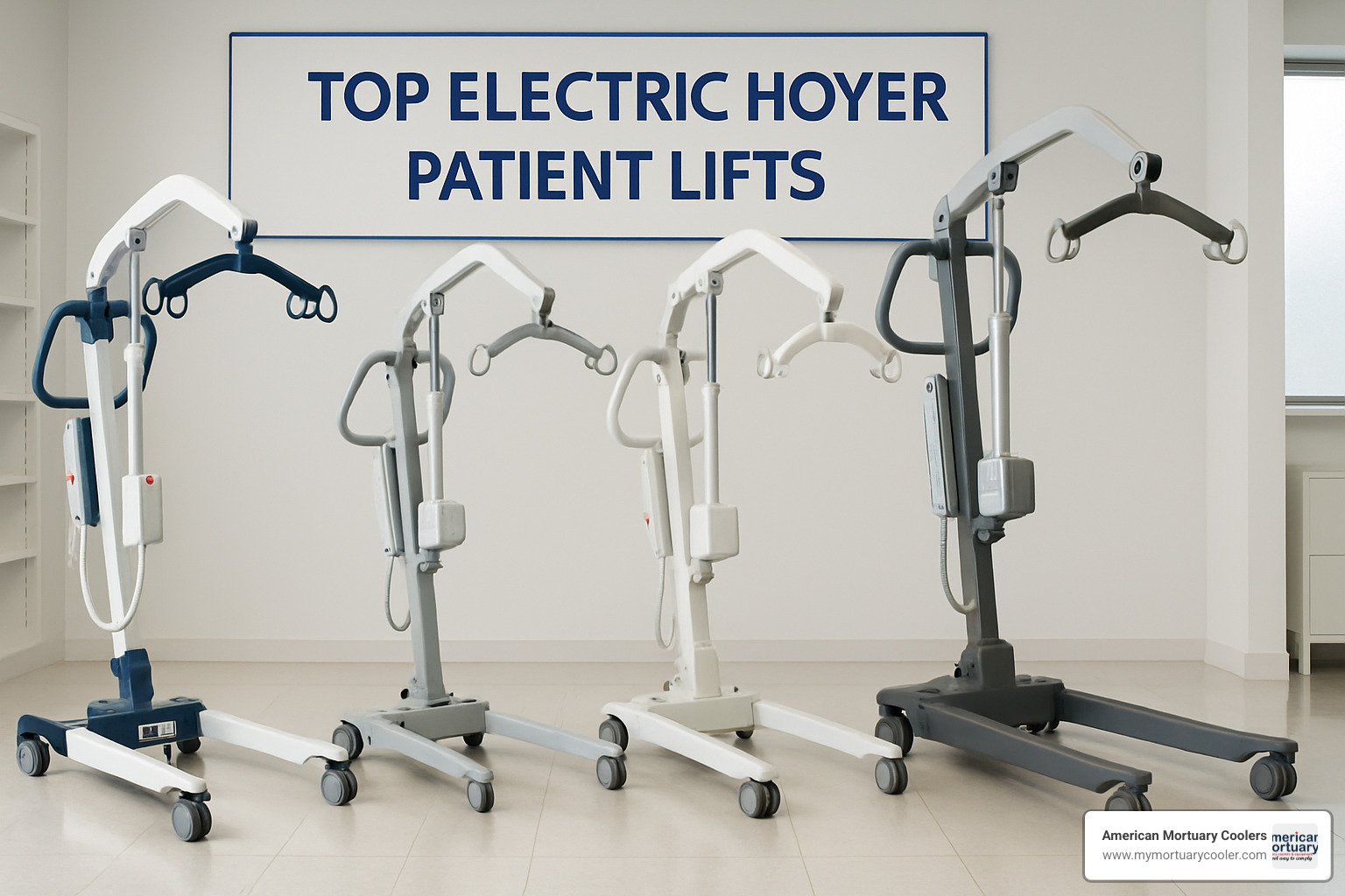 lineup of top electric hoyer lift models - electric hoyer lift