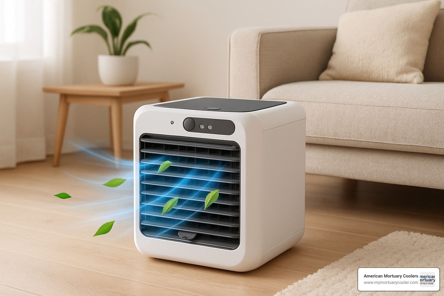 smartphone controlling portable evaporative cooler - portable evaporative cooler