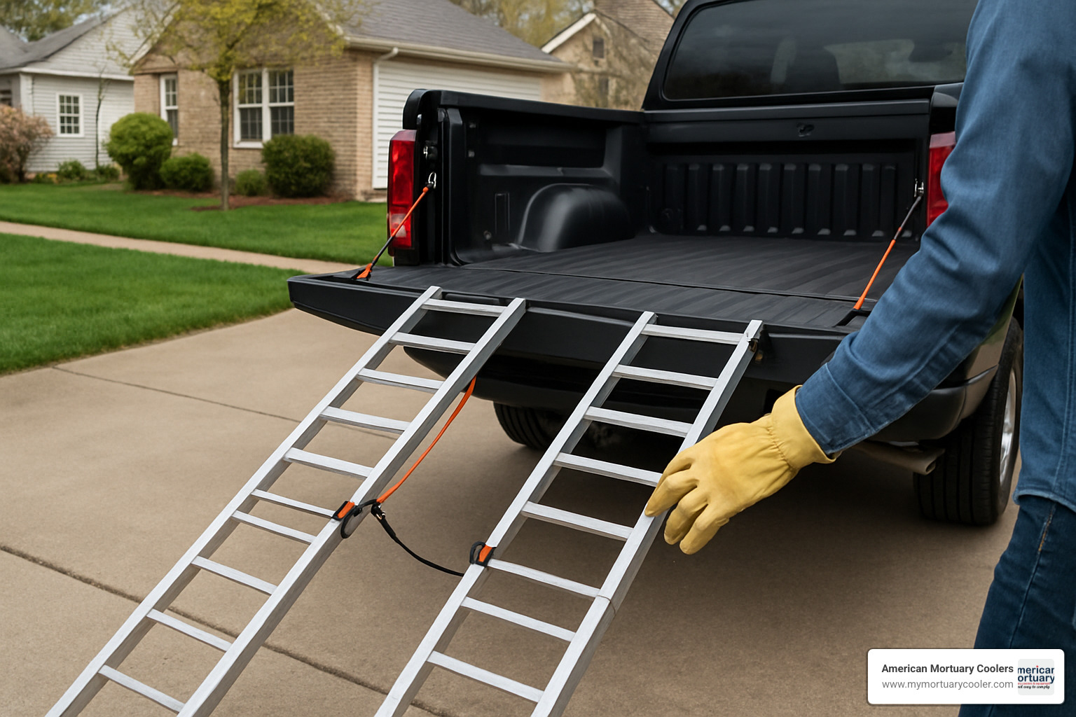 Proper pickup bed ramp installation and safety setup - pickup bed ramp