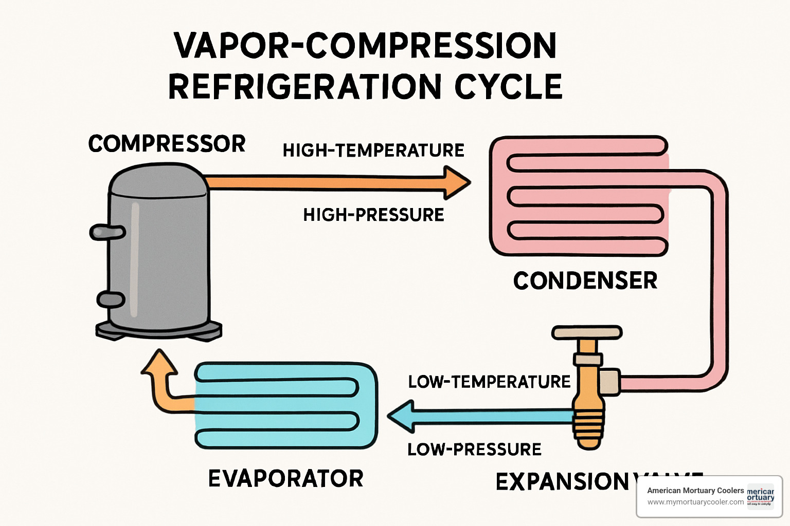 refrigeration cycle diagram - refrigaration