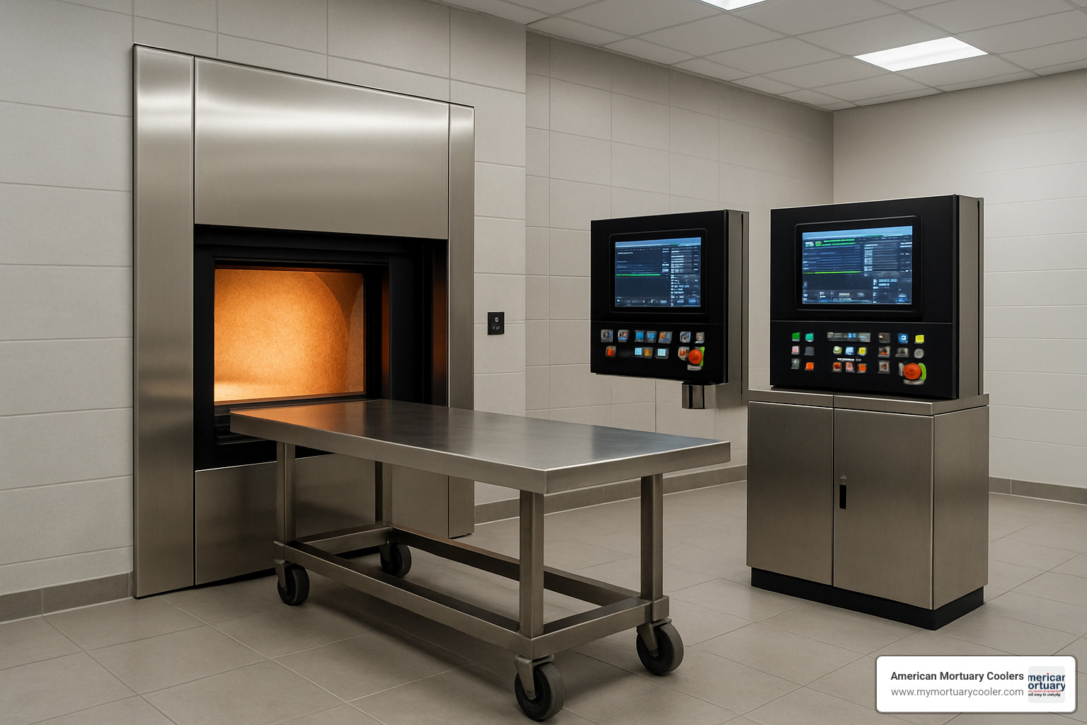 Modern crematory equipment and technology - mortician funeral director salary