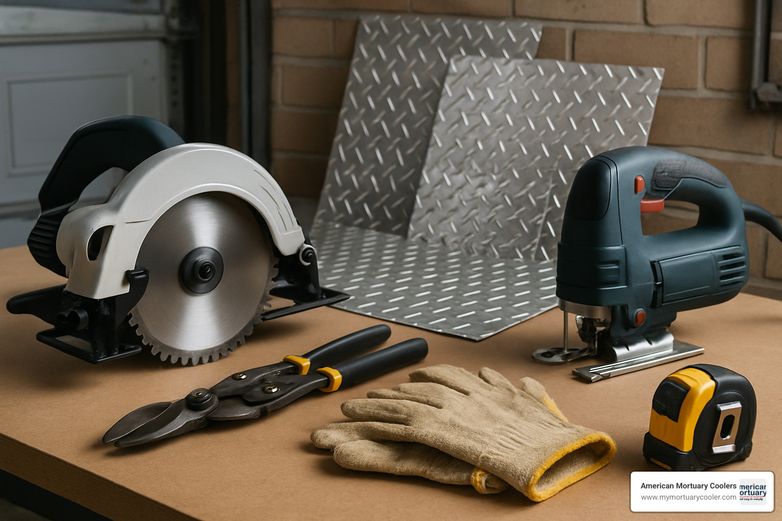 Diamond plate cutting and installation tools - diamond plated metal sheets