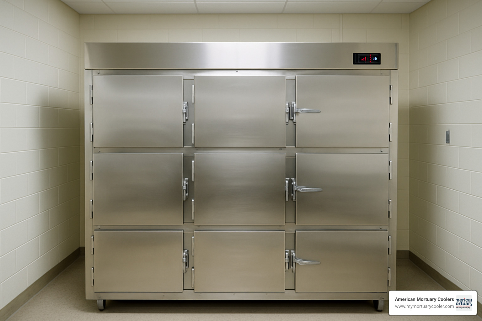 modern mortuary cooler - american funeral