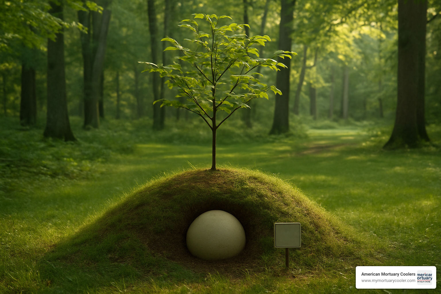 tree-pod burial concept - alternative container cremation