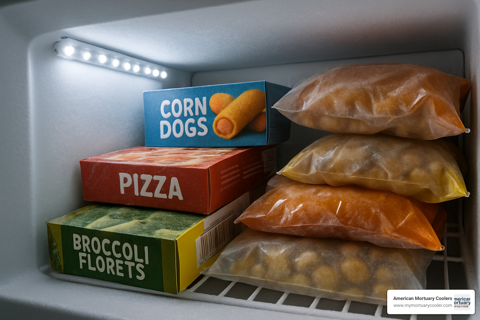 LED strip lighting kit installed in freezer - why don't freezers have lights