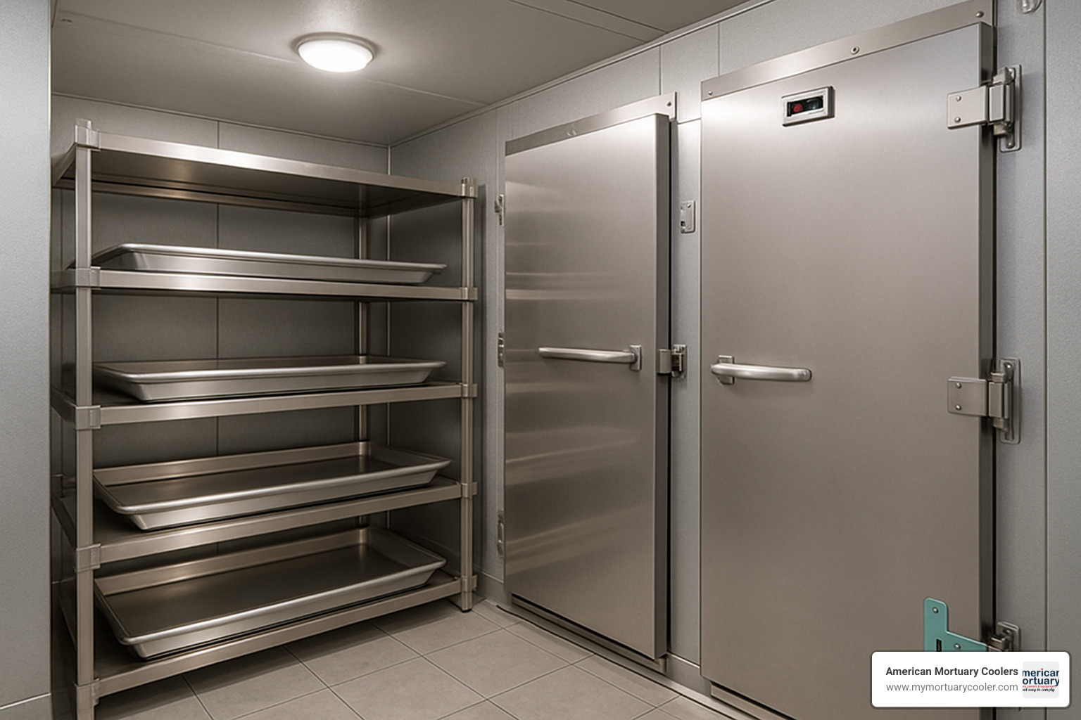 Walk-in rack system inside a body-refrigerator