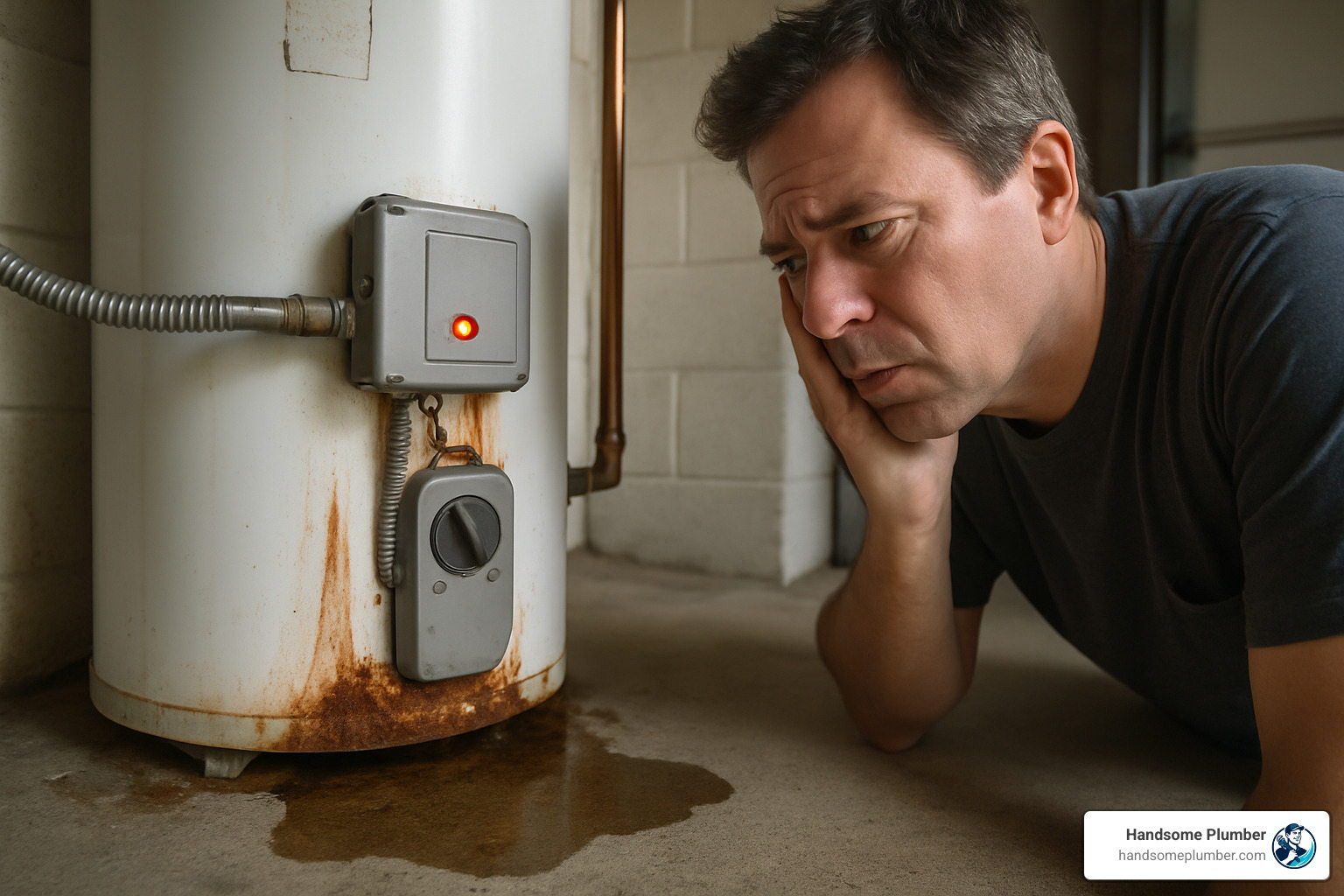 signs of water heater problems - water heater repair