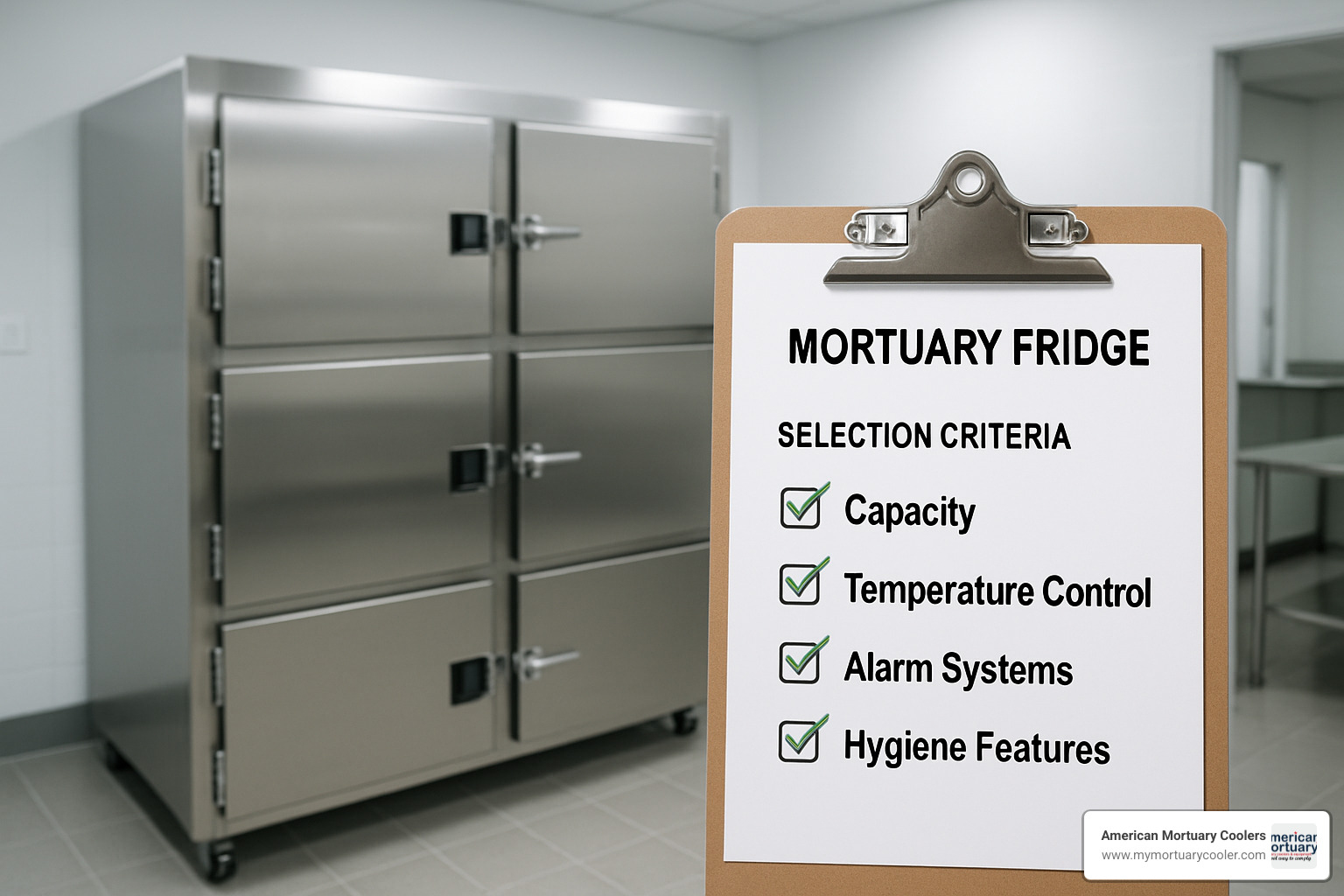 mortuary fridge selection checklist - mortuary-fridge