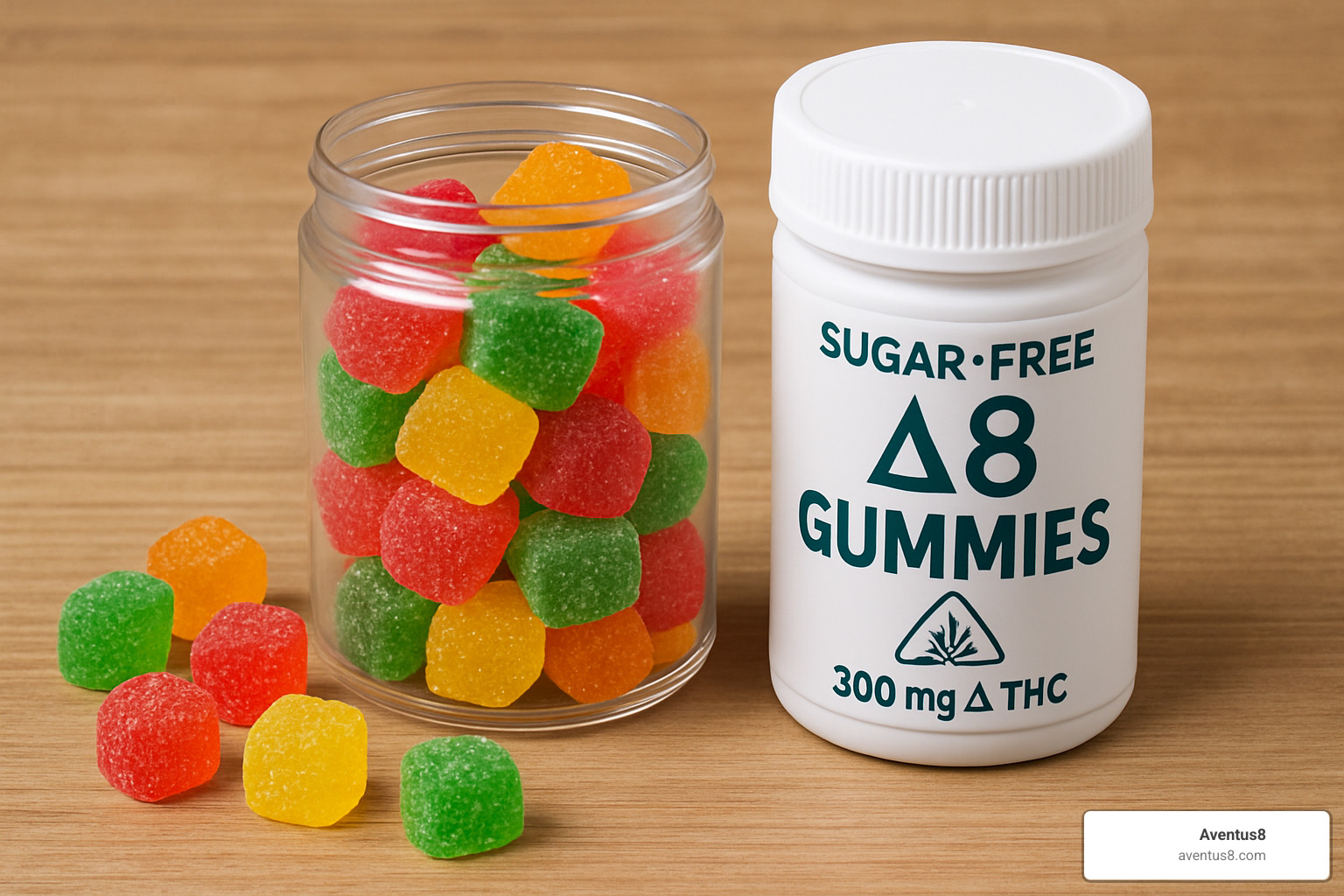 Sample third-party lab report showing cannabinoid profile and contaminant testing - Delta 8 sugar free gummies