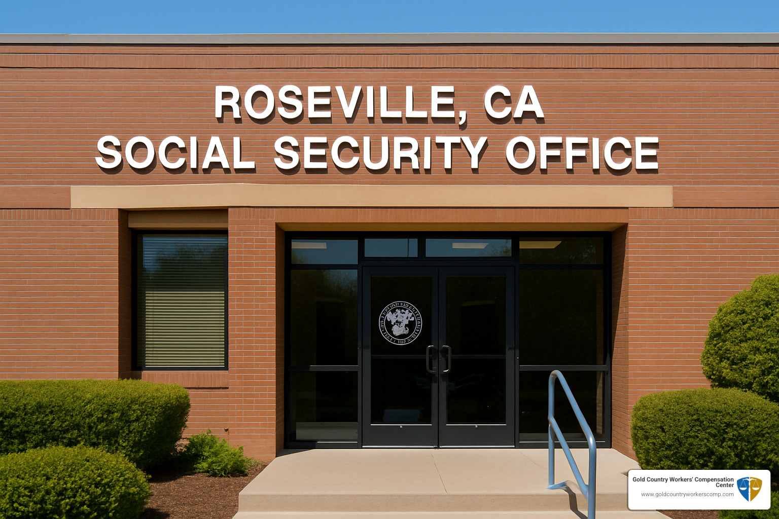 Map showing location of Roseville Social Security Office at 910 Cirby Way - roseville ca social security office