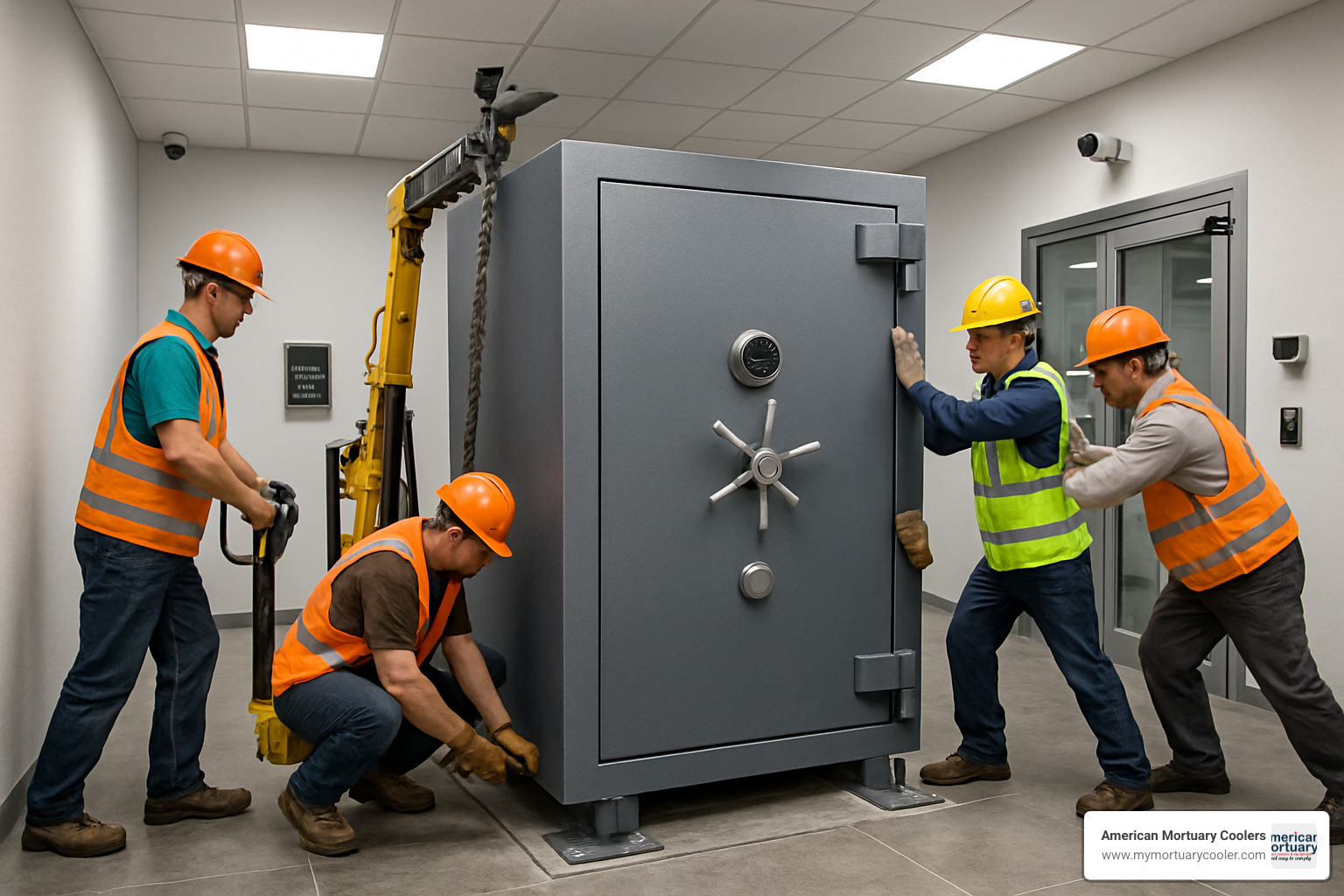 vault installation process - vaults for sale