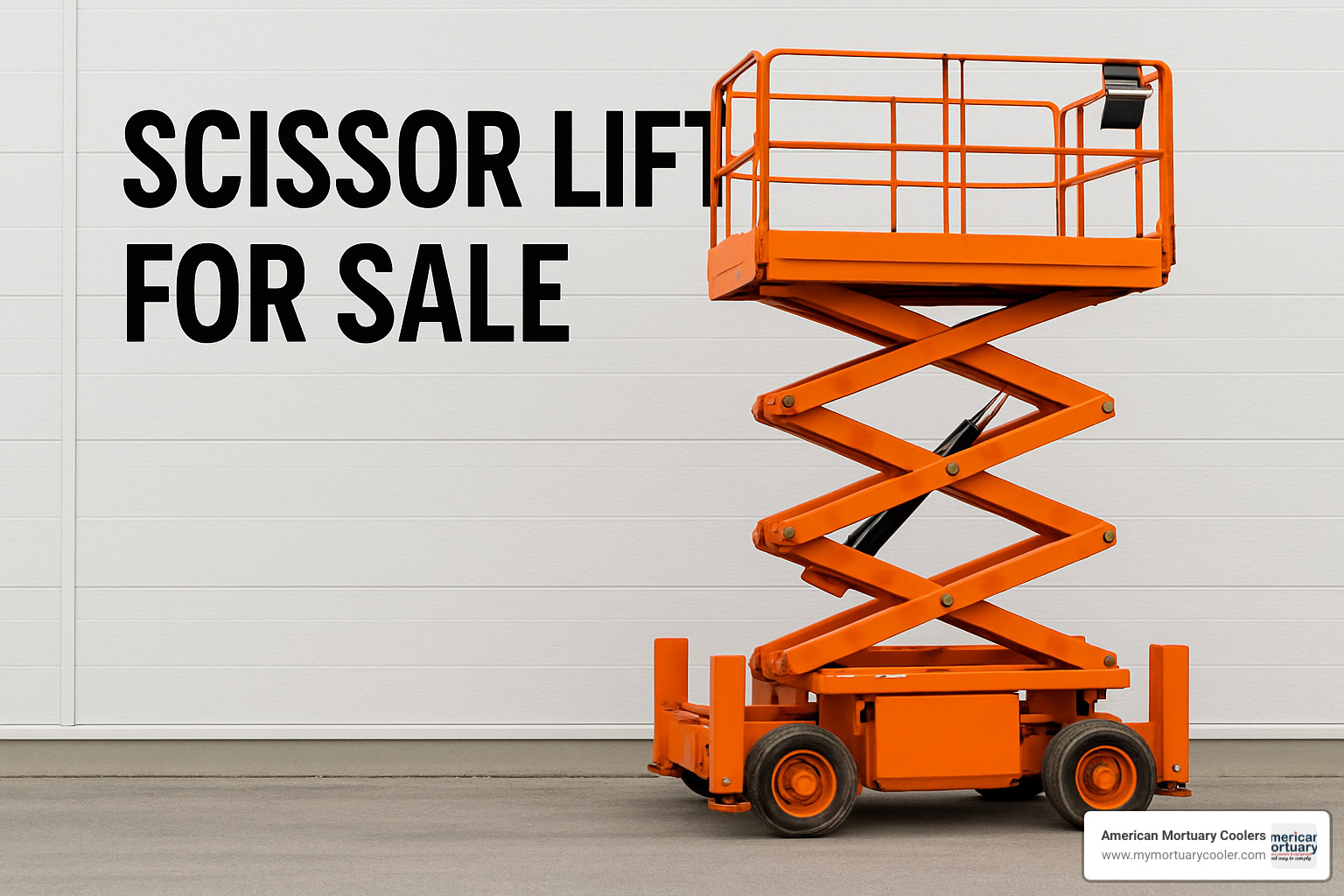Multi-brand scissor lift lineup showing various models - scissor lift for sale