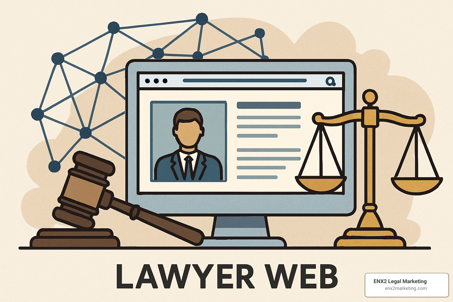 comparison of custom vs template website designs - lawyer web