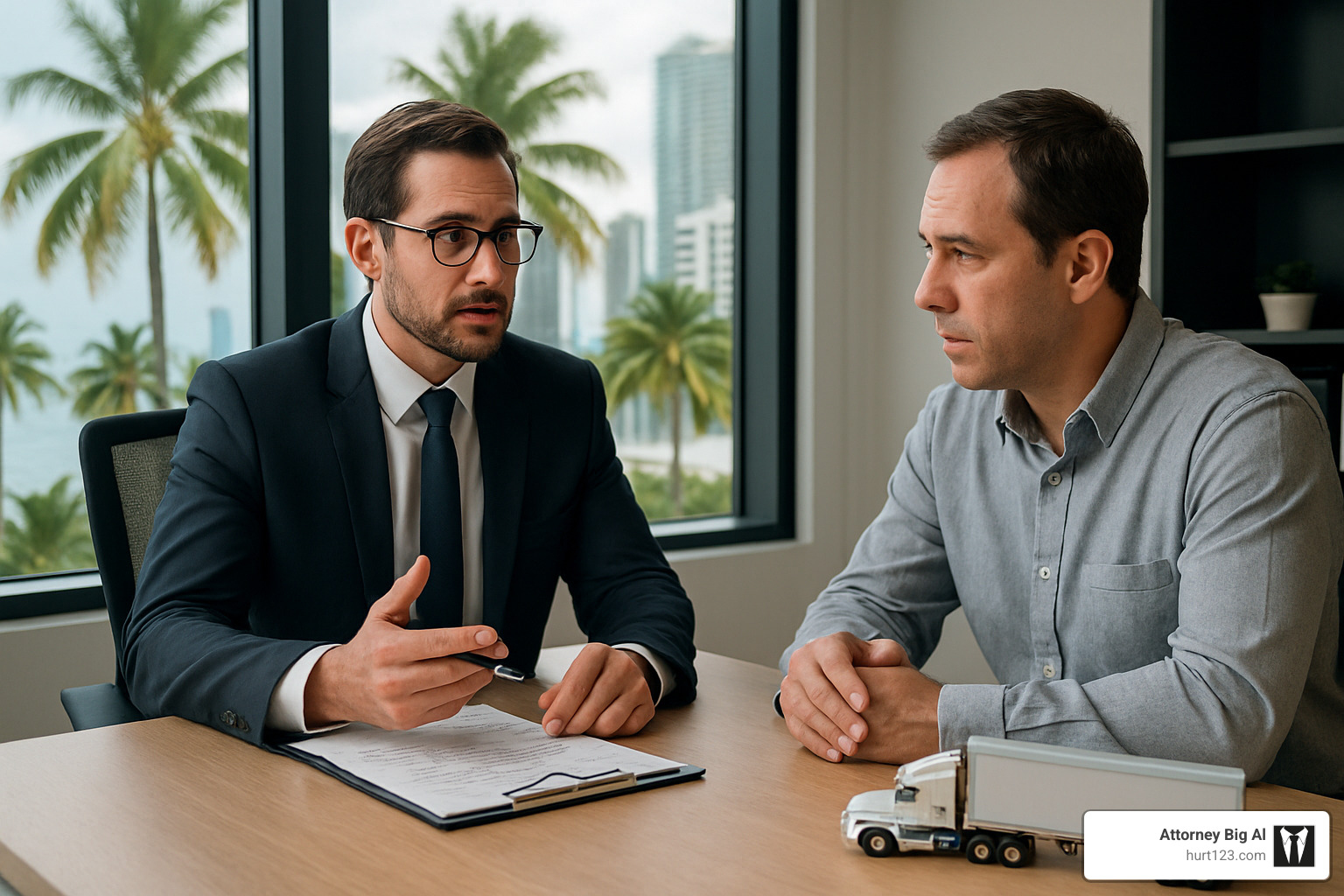 Miami truck accident lawyer consultation - truck accident lawyers near me